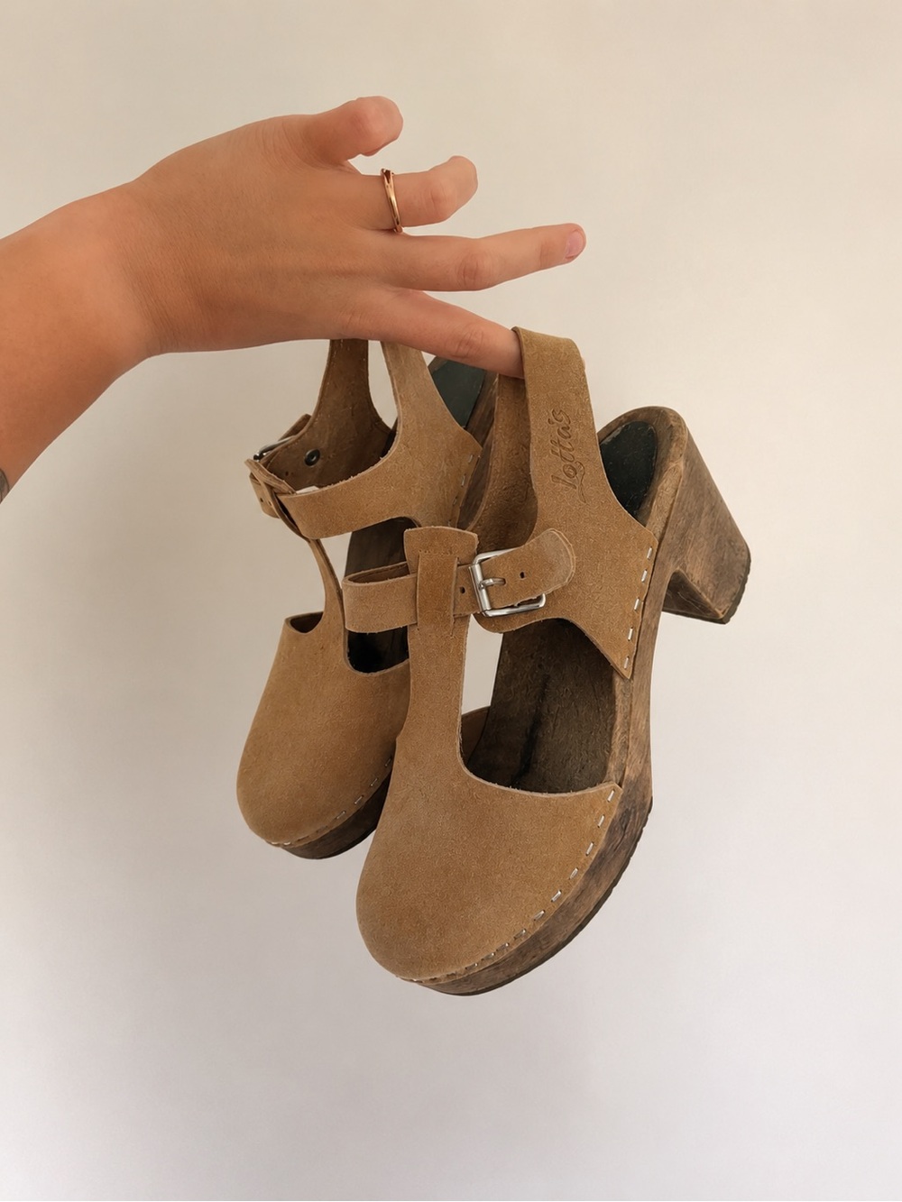 Lotta from Stockholm Highwood T Bar Clogs 38